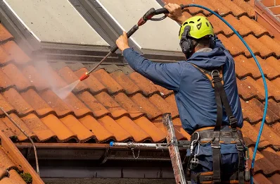 Démoussage et hydrofuge de toiture à Montagne